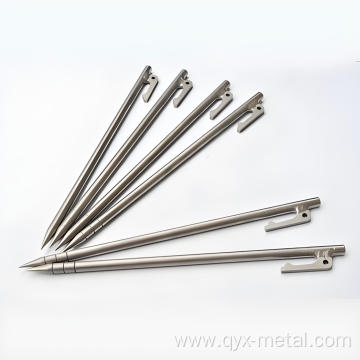 Titanium Heavy Duty Tent Pegs For Outdoor Camping